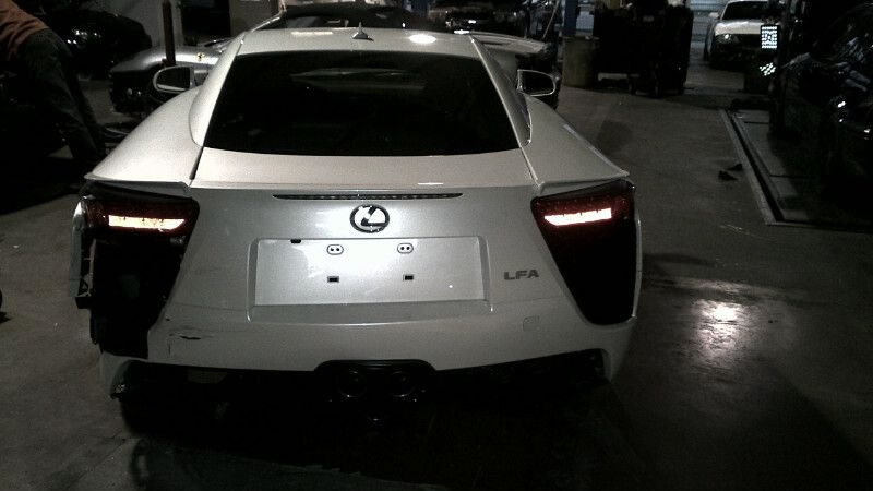 Illustration for article titled This Was The First Crash Of A Production Lexus LFA